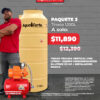 Paquete 3. Tinaco Tricapa Vertical 1100 L + Equipo Hidroneumático 24 L 1/2 HP + Instalación Básica - nuevo-leon
