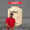 Paquete 1. Tinaco Tricapa 1200 L + Instalación básica - torreon
