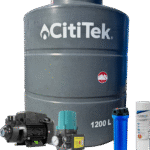 Paquete 4 Tinaco CitiTek Tricapa 1200 L Equipado 1-2 HP - nuevo-leon