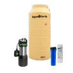 Tinaco Vertical Tricapa 800 L Motobomba Sumergible con Flotador 1HP - nuevo-leon